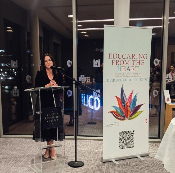 Educaring from the Heart book launch, Deirdre McGillicuddy